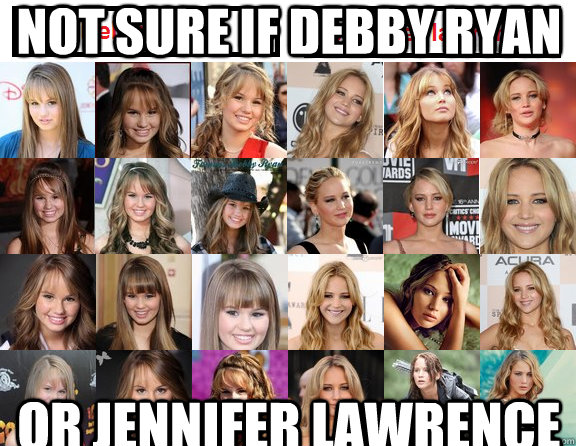 Debby Ryan or Jennifer Lawrence memes | quickmeme
