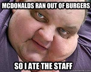 Fat Guy At Mcdonalds 46