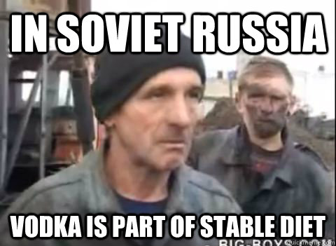 Russian Russia Vodka Drunk 60