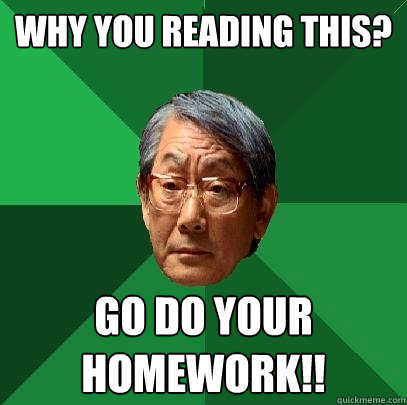 Do your own homework