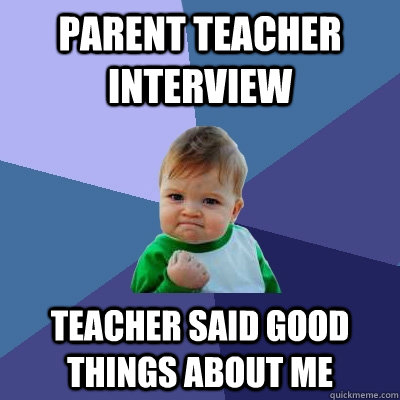 Image result for parent teacher interviews funny