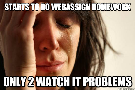 I hate webassign