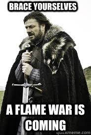 Image result for flame war meme