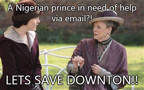 Image result for nigerian prince scam gif