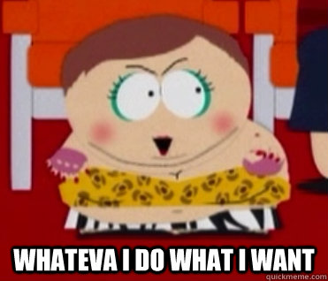 Image result for cartman i do what i want gif