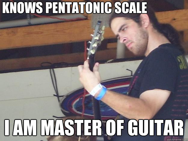 Image result for guitar scales meme