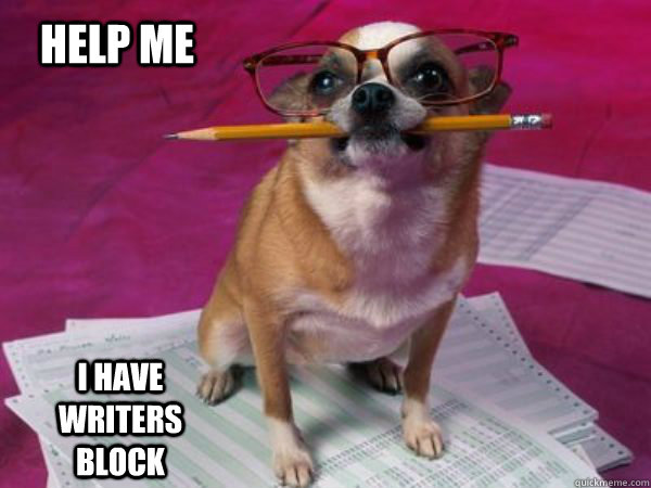 Essay writer's block help