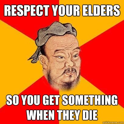 Respect your elders meme
