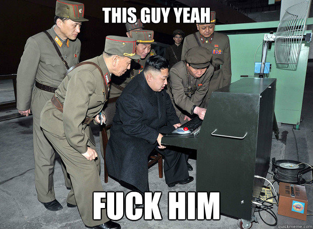 Imagini pentru Kim Jong-Un fuck him