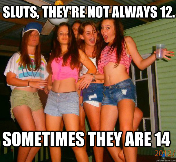 Teen Sluts They Know Big 76
