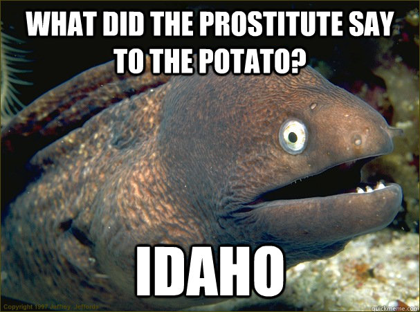 Image result for idaho potato joke