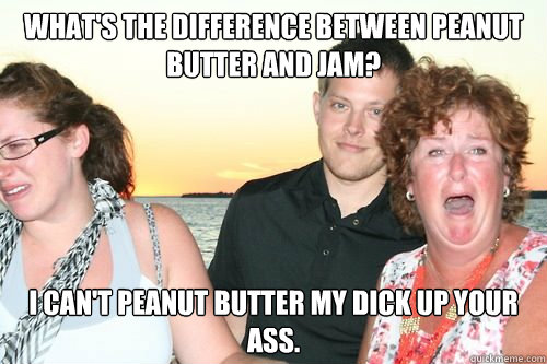 What is the difference between peanut butter and jam?