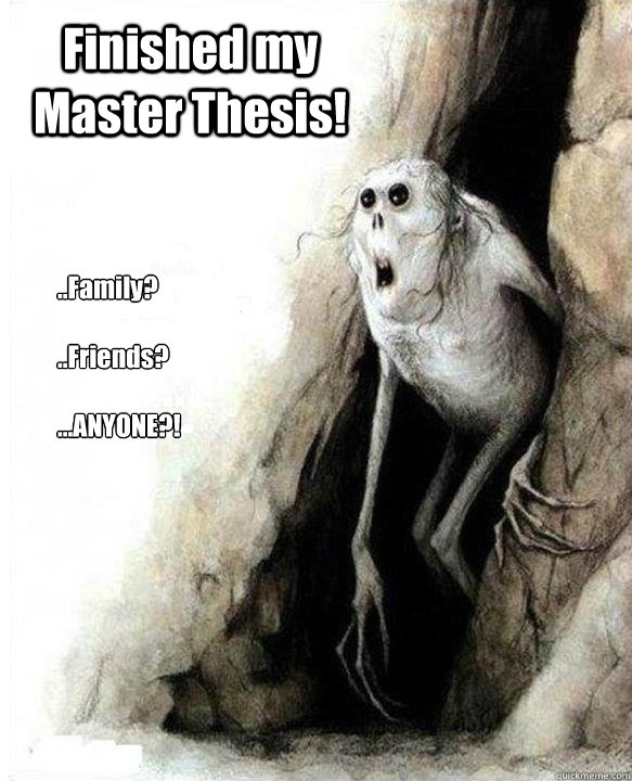 Master thesis funny