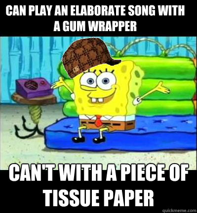 Spongebob paper meme