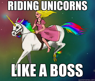 Riding unicorns like a boss  - Riding unicorns like a boss   Flying Beast Rainbow Unicorn